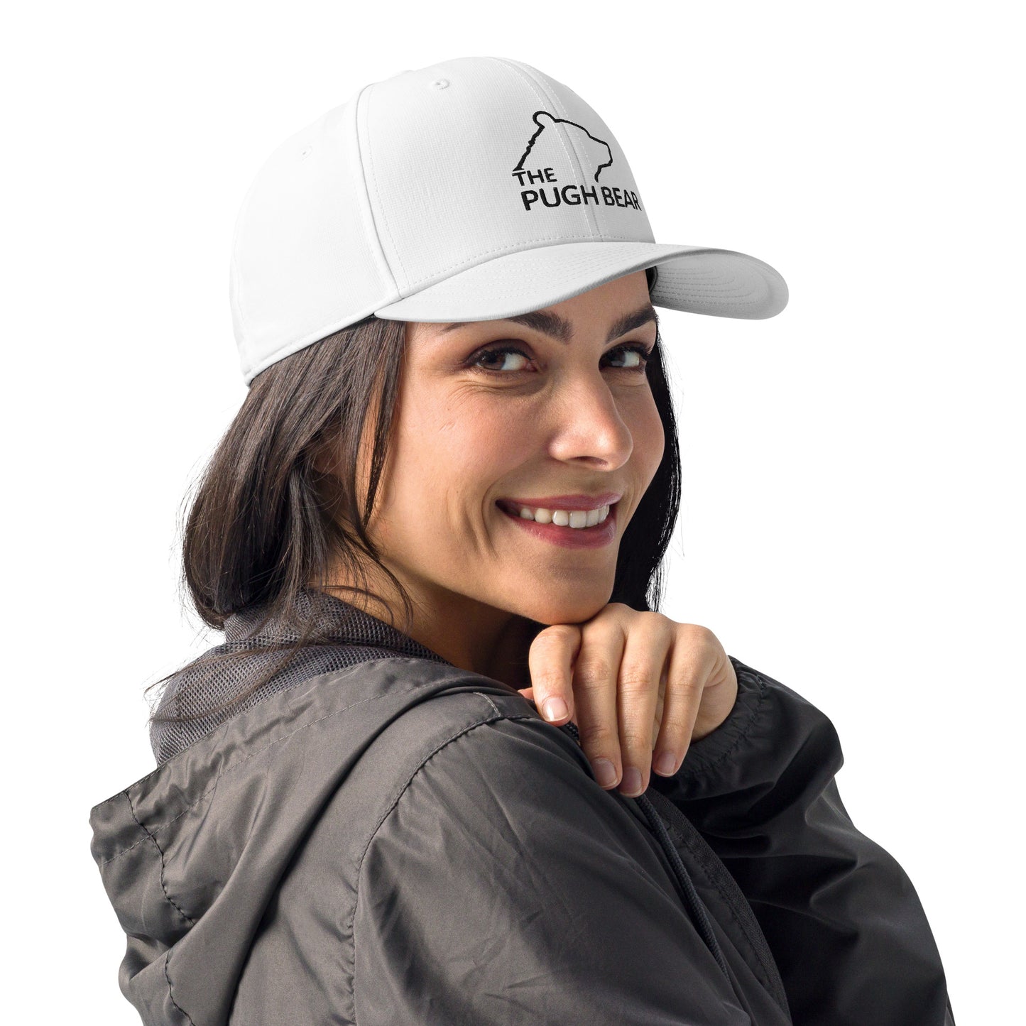 Cap: Adidas The Pughbear Performance Cap! (White and Grey)