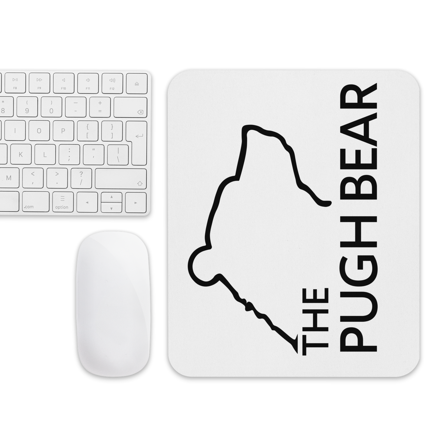 Mouse pad: The PughBear Arctic Mousepad