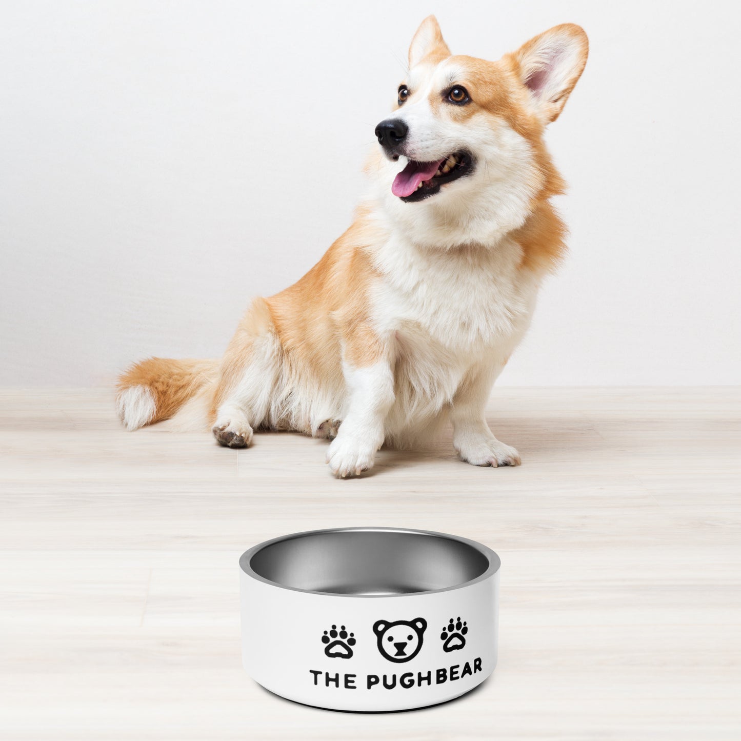 Pet bowl: The PughBear Tame Pet Bowl (18oz or 32oz)