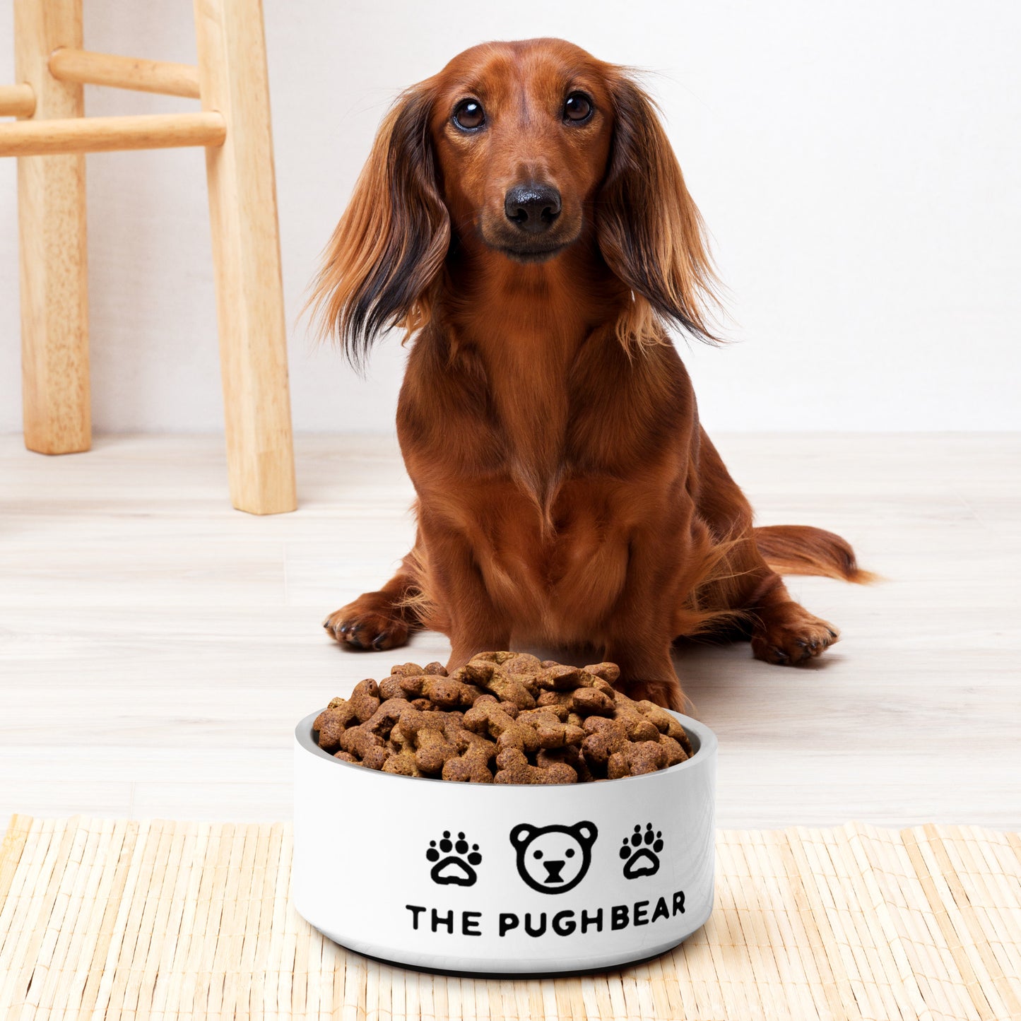 Pet bowl: The PughBear Tame Pet Bowl (18oz or 32oz)