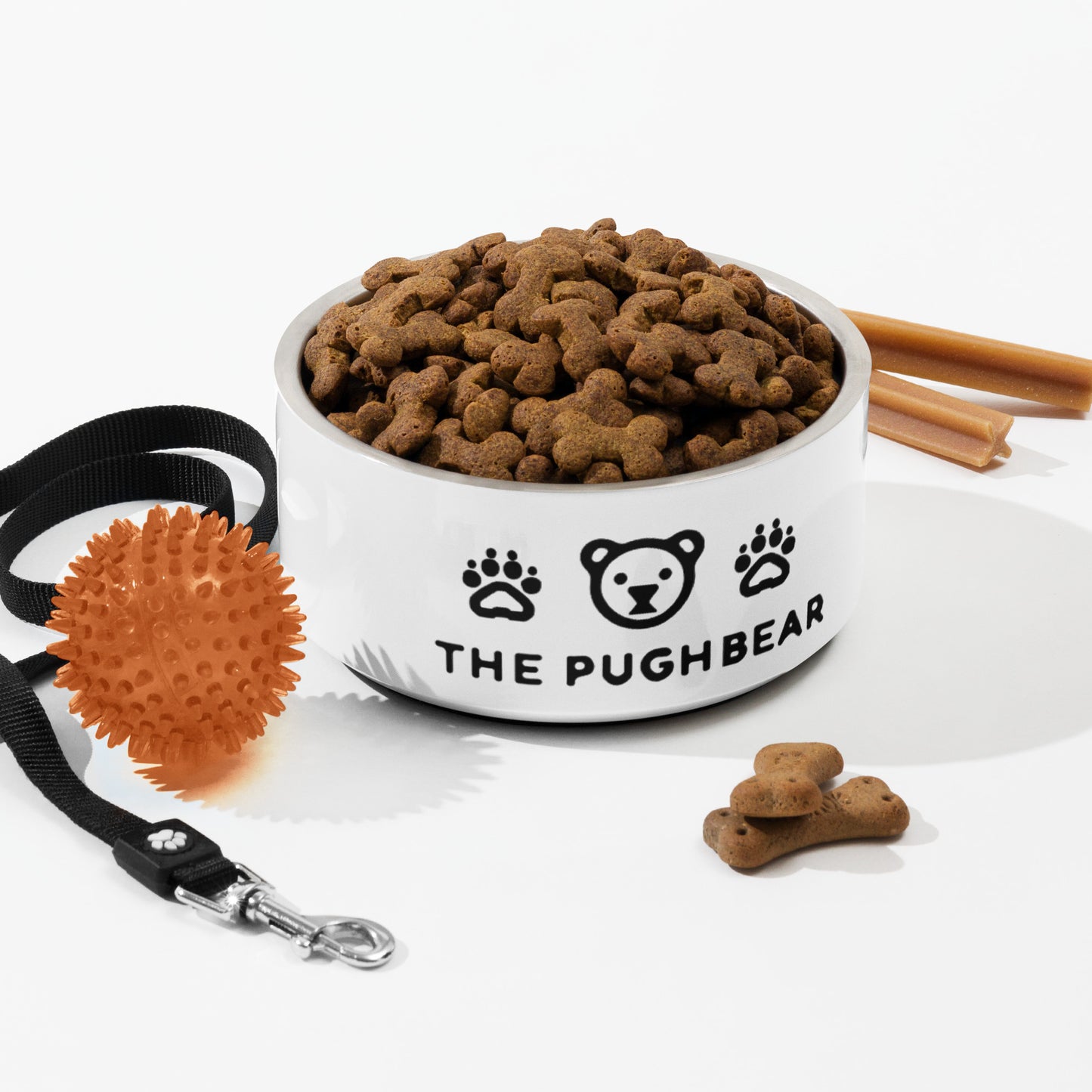 Pet bowl: The PughBear Tame Pet Bowl (18oz or 32oz)