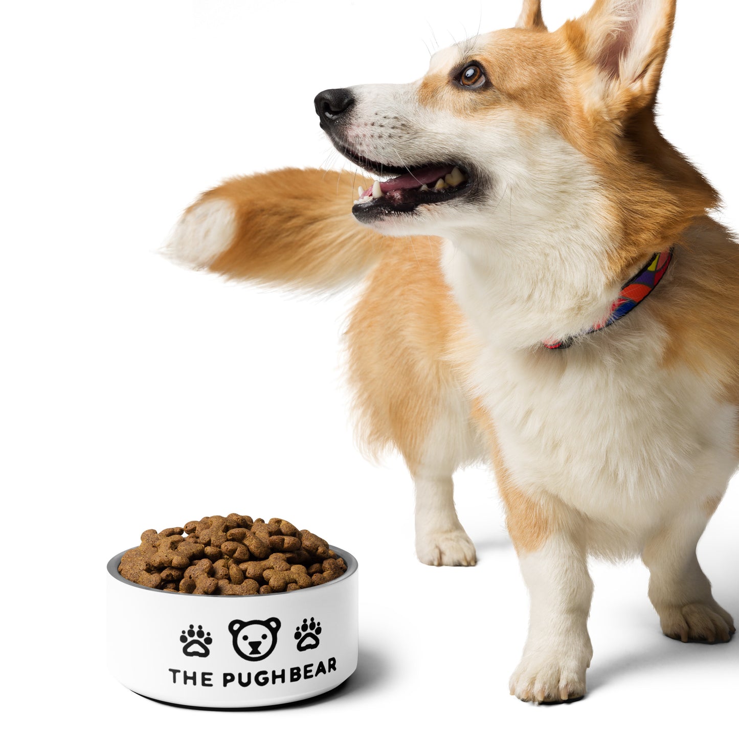 Pet bowl: The PughBear Tame Pet Bowl (18oz or 32oz)
