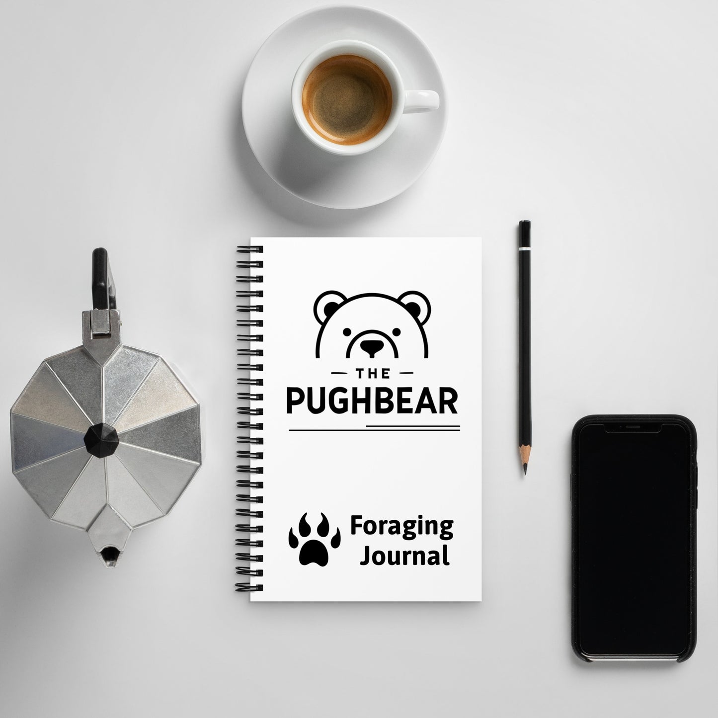 Journal / Notebook / Sketch book: The Pughbear Foraging Field Book!