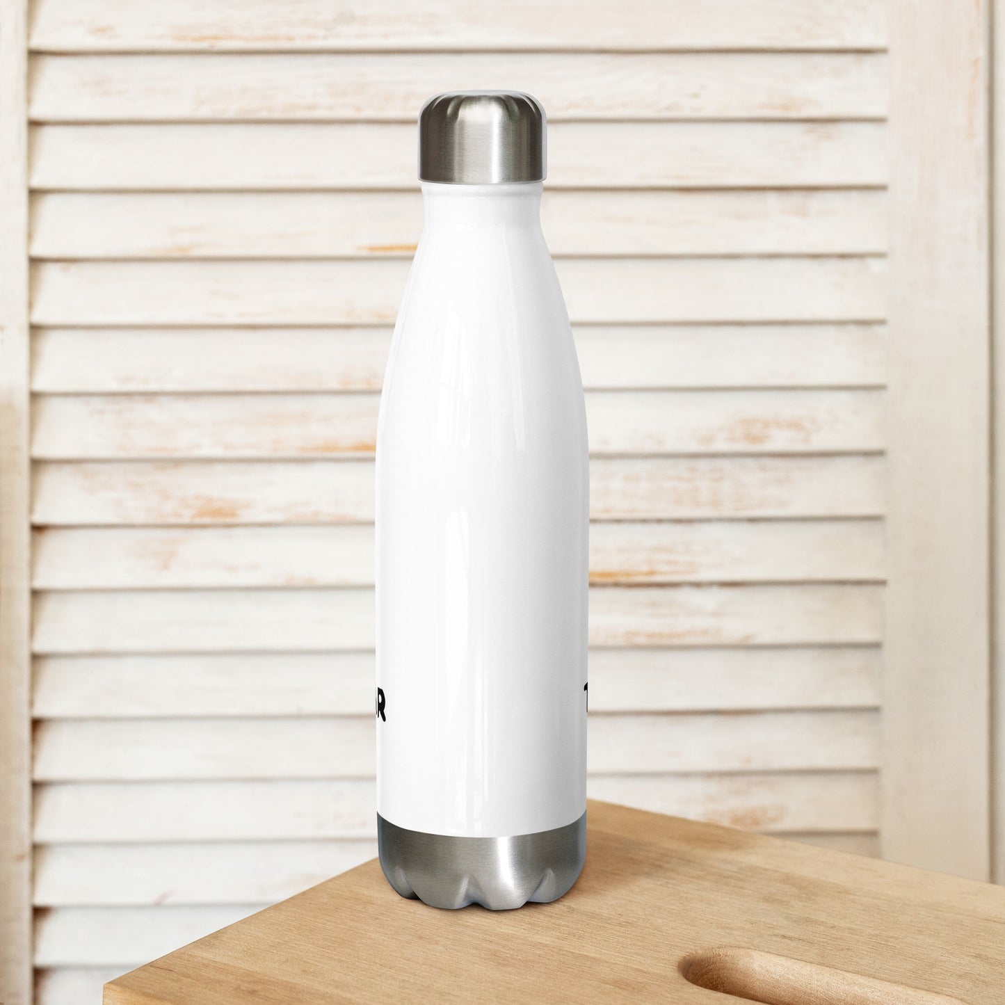 Water Bottle: The PughBear Hydrates Stainless steel water bottle! (Hand-wash only)