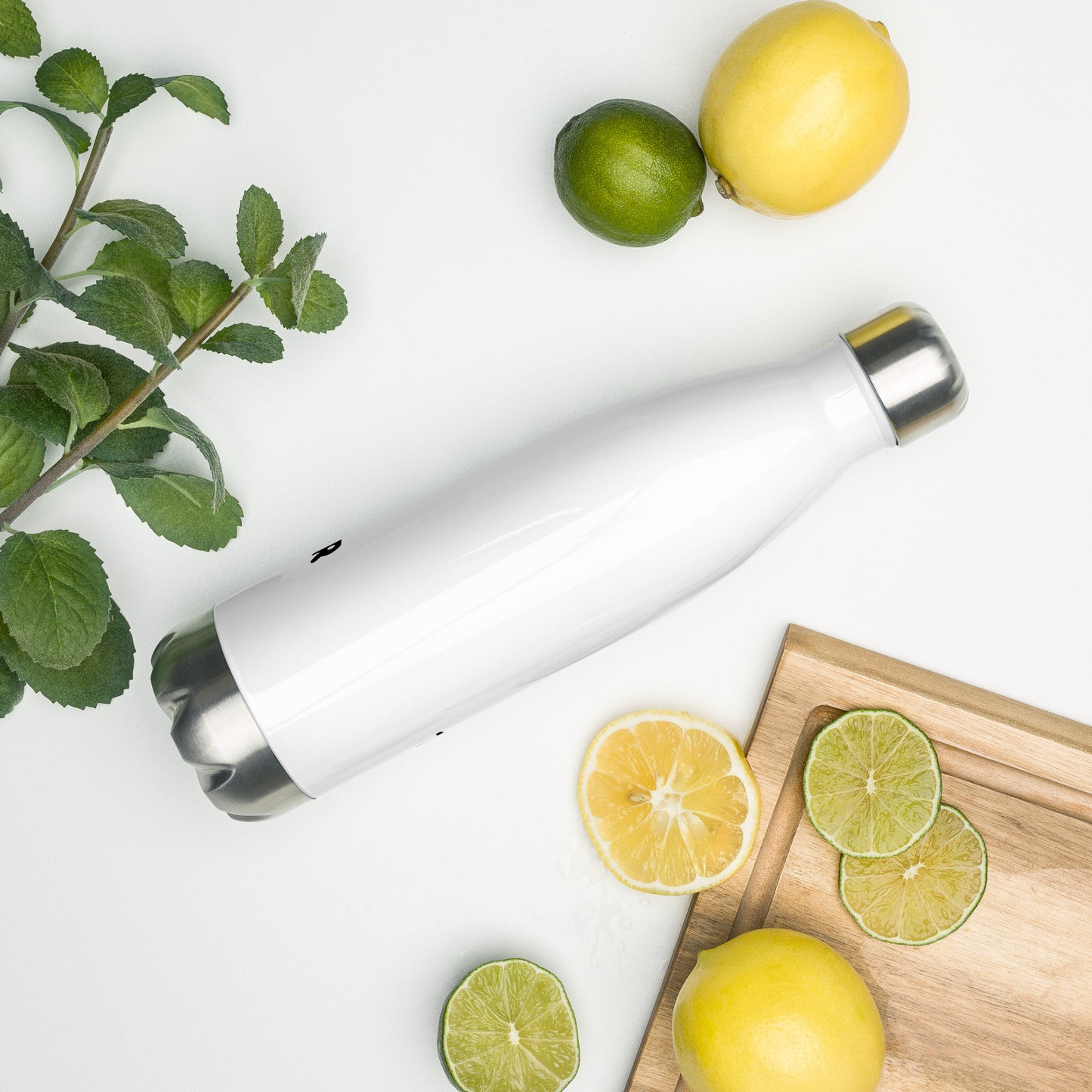 Water Bottle: The PughBear Hydrates Stainless steel water bottle! (Hand-wash only)