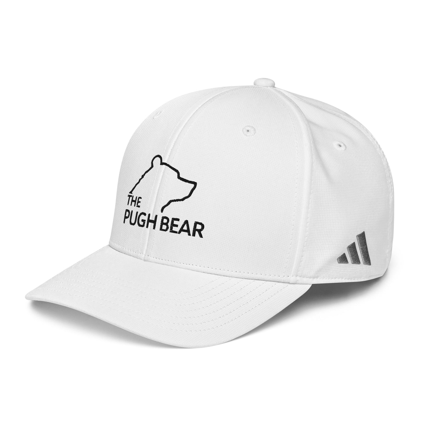 Cap: Adidas The Pughbear Performance Cap! (White and Grey)
