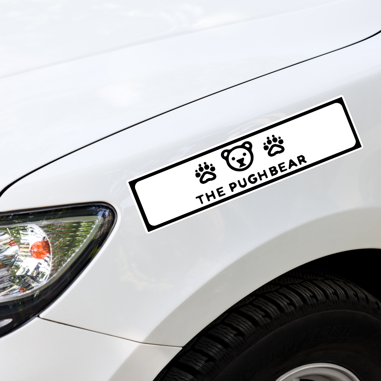 Sticker: Ride or Die with Pughbear
