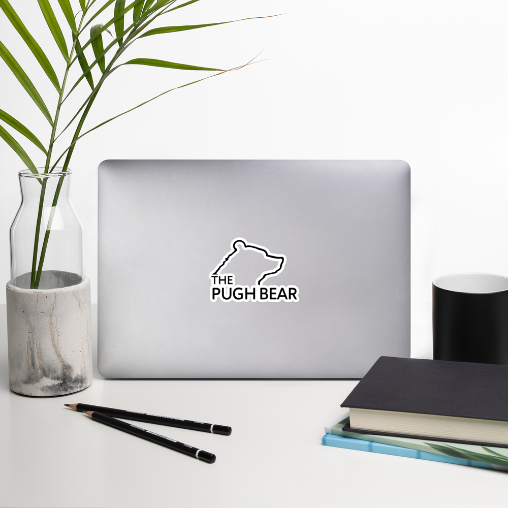 Sticker: The Pughbear Strictly Business