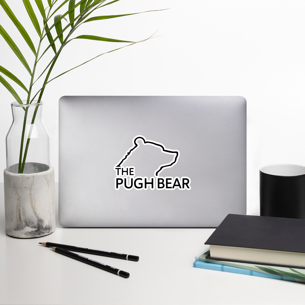 Sticker: The Pughbear Strictly Business