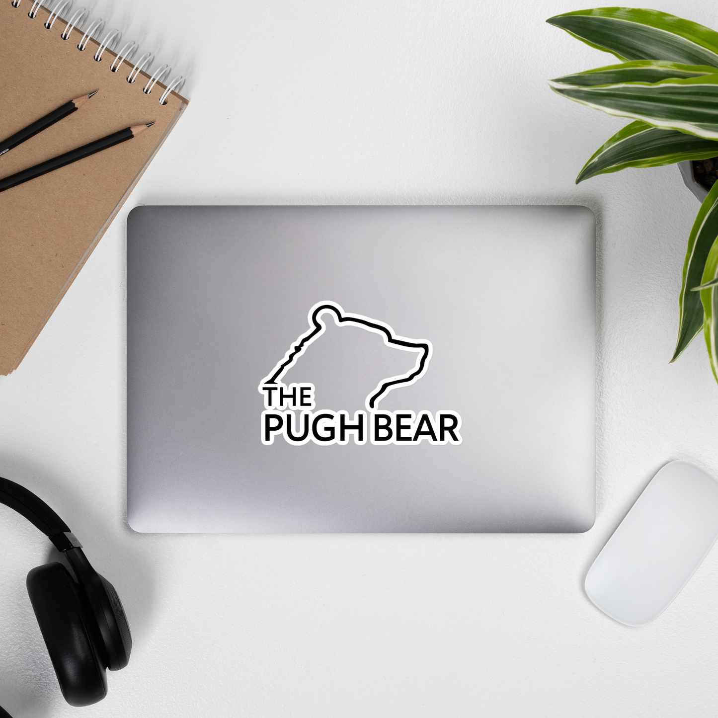 Sticker: The Pughbear Strictly Business