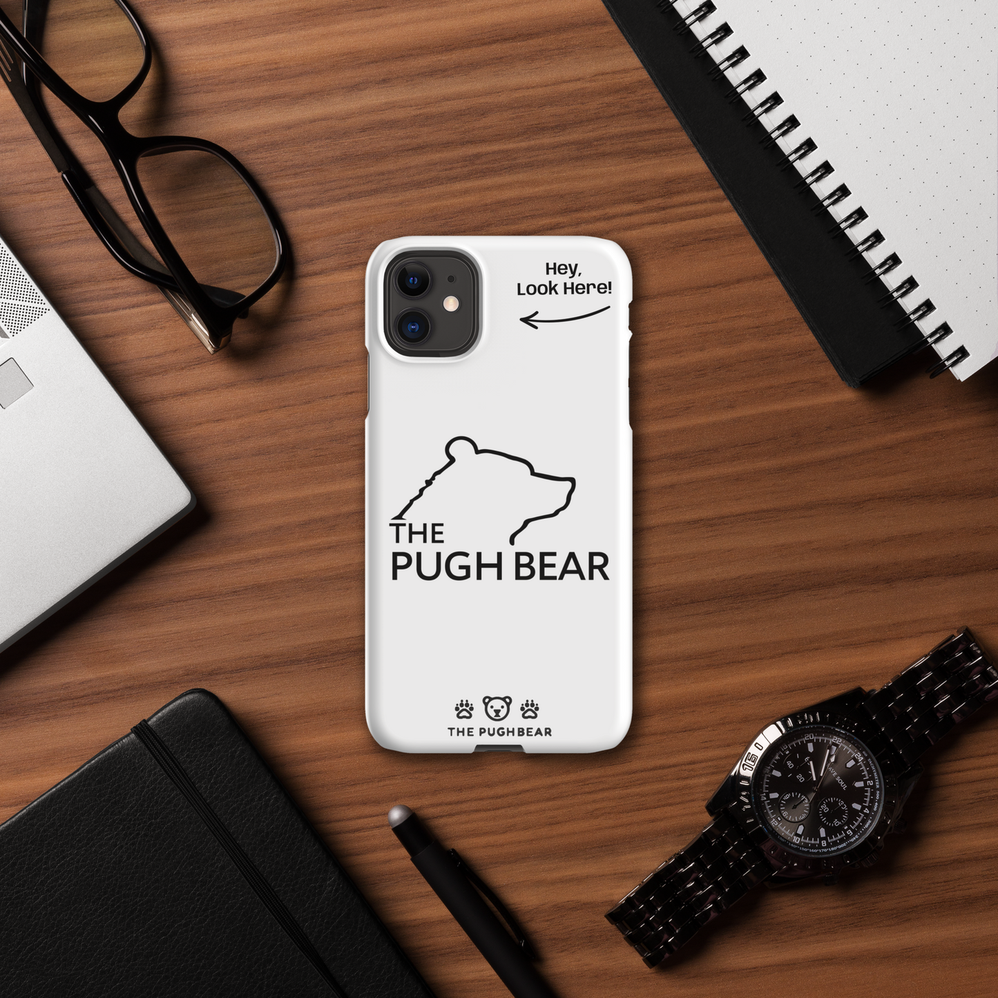 iPhone Case: Crisp Arctic Pughbear Case