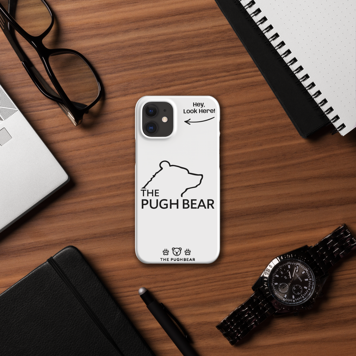 iPhone Case: Crisp Arctic Pughbear Case