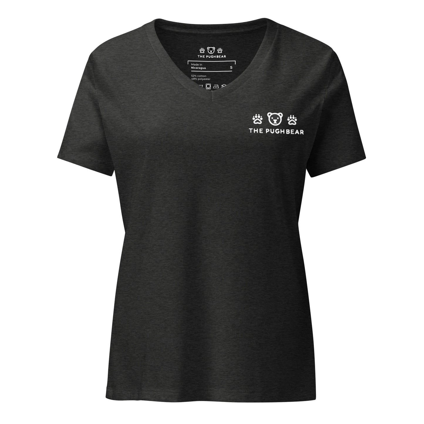 T-Shirt (Women’s v-neck) - The Pughbear 360