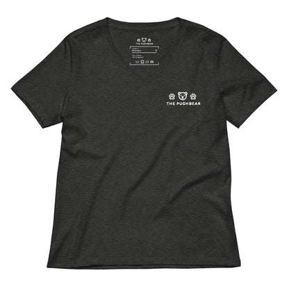 T-Shirt (Women’s v-neck) - The Pughbear 360