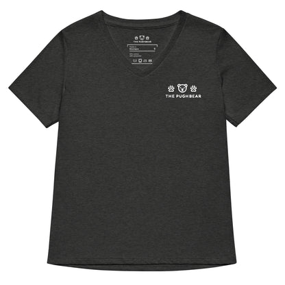 T-Shirt (Women’s v-neck) - The Pughbear 360
