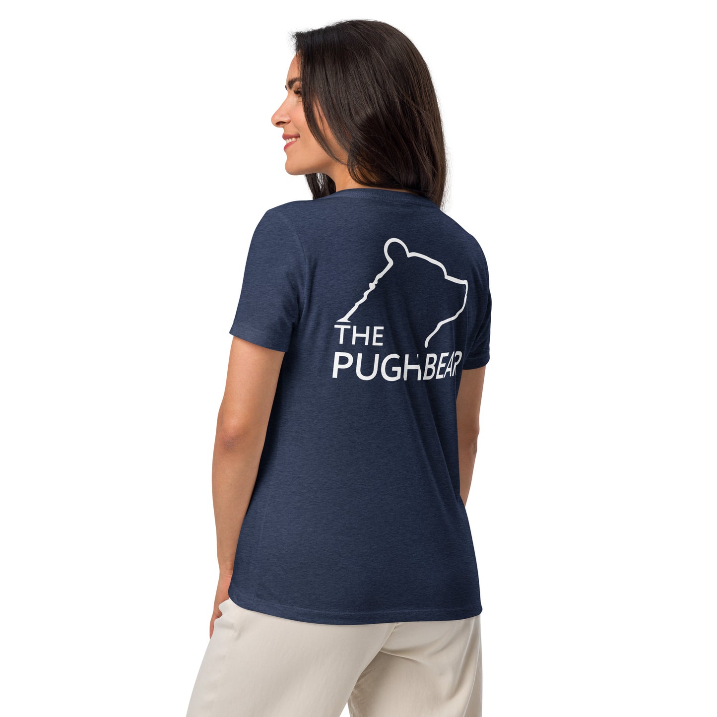 T-Shirt (Women’s v-neck) - The Pughbear 360