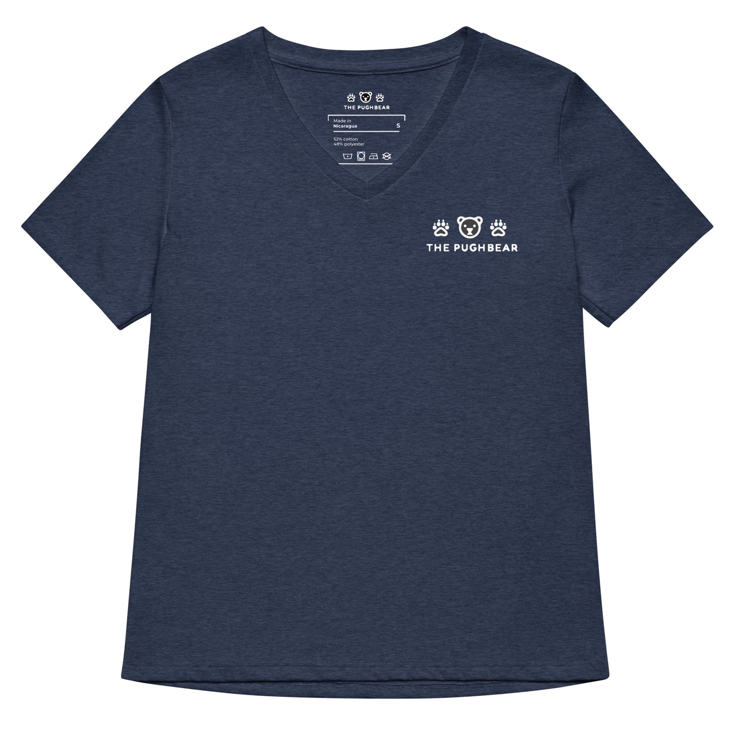 T-Shirt (Women’s v-neck) - The Pughbear 360