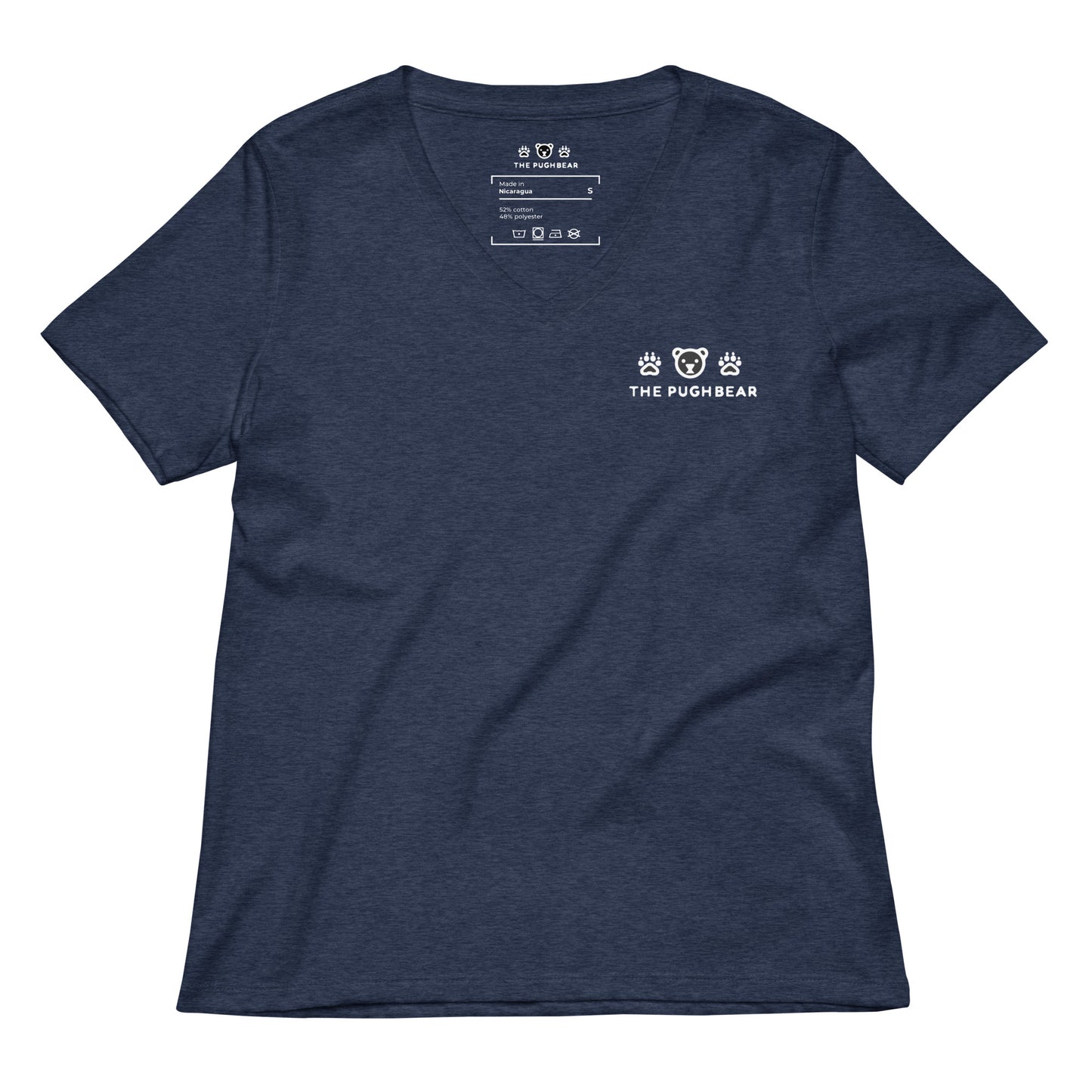 T-Shirt (Women’s v-neck) - The Pughbear 360