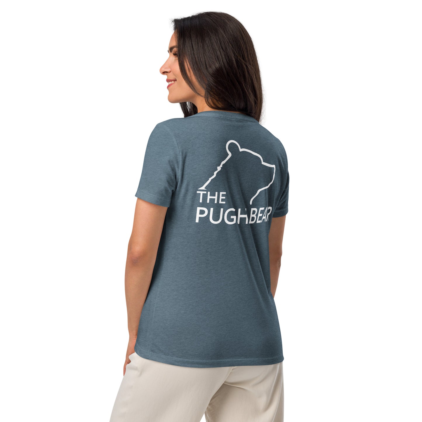 T-Shirt (Women’s v-neck) - The Pughbear 360