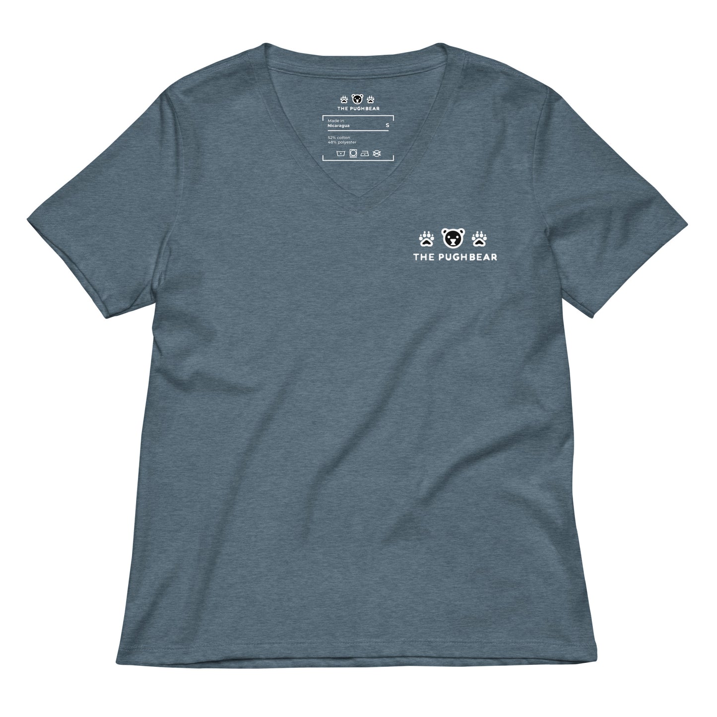 T-Shirt (Women’s v-neck) - The Pughbear 360