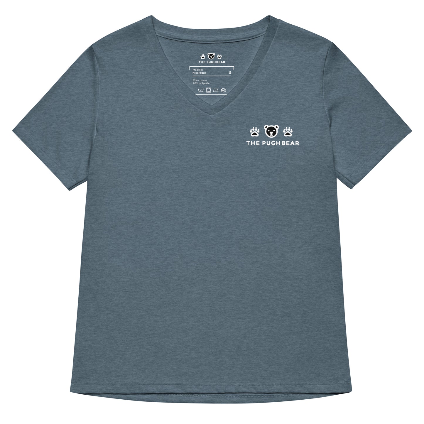 T-Shirt (Women’s v-neck) - The Pughbear 360