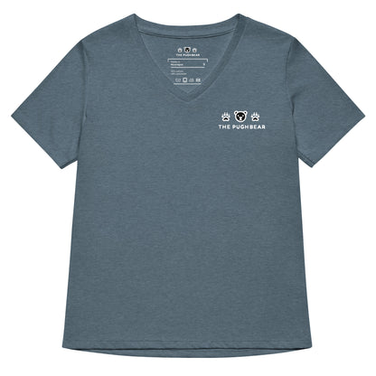 T-Shirt (Women’s v-neck) - The Pughbear 360