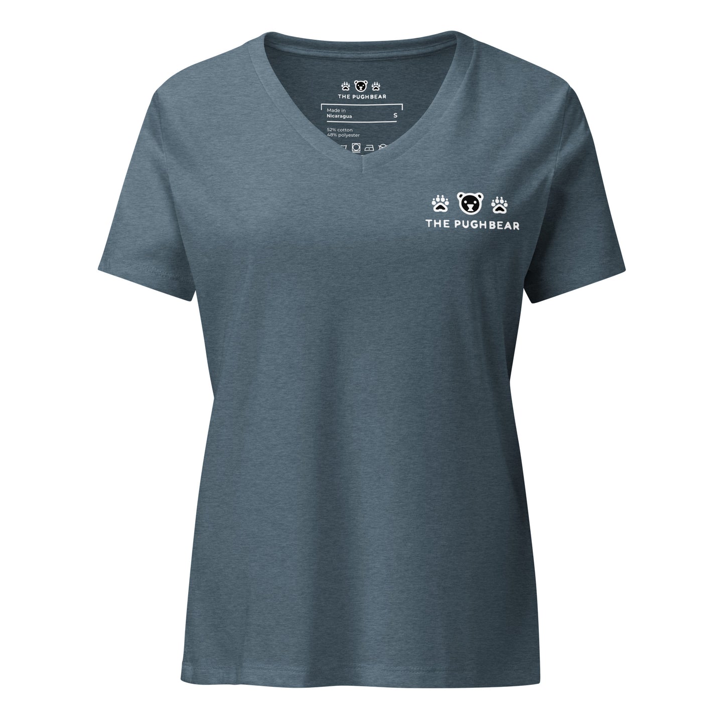 T-Shirt (Women’s v-neck) - The Pughbear 360