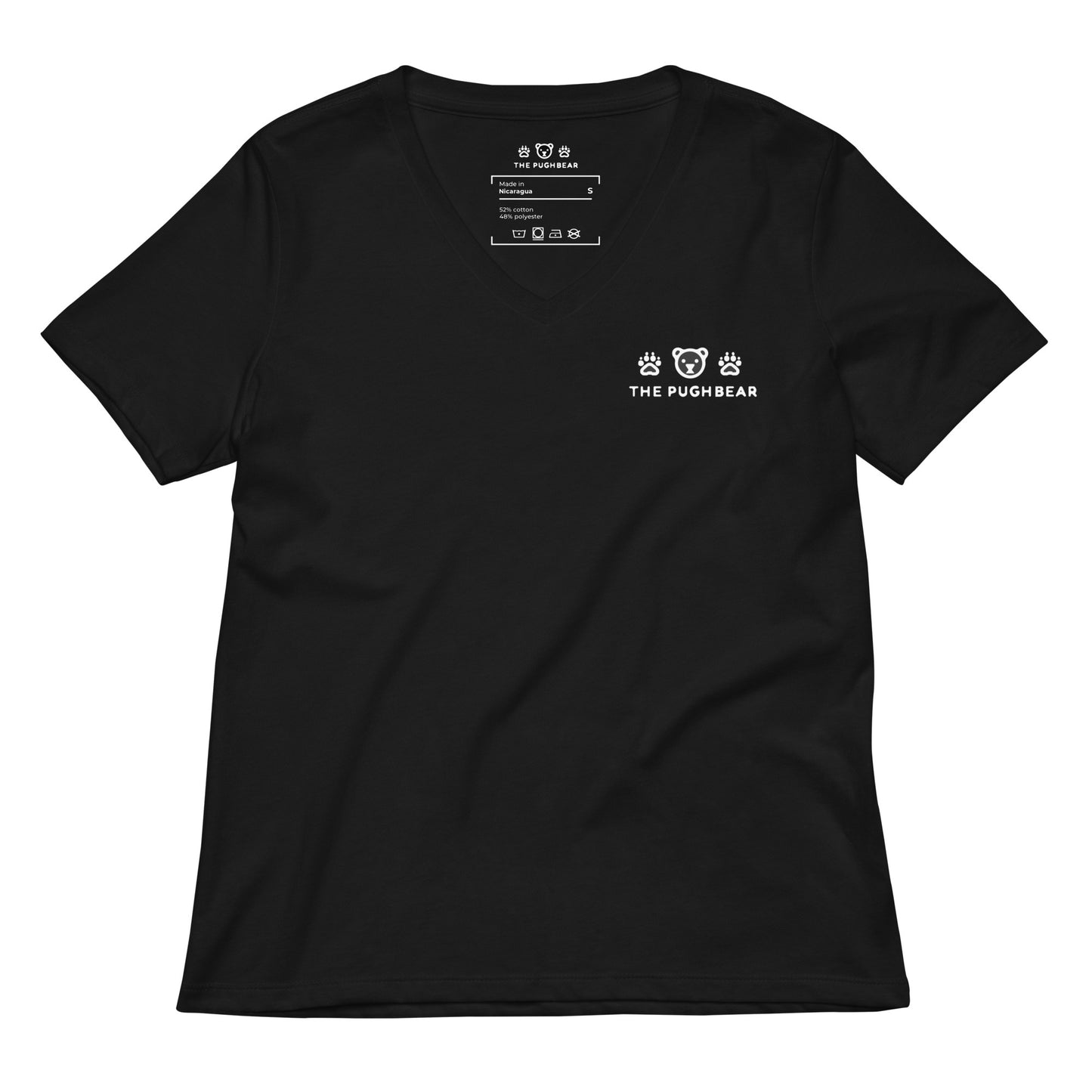 T-Shirt (Women’s v-neck) - The Pughbear 360