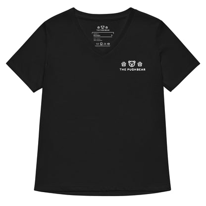 T-Shirt (Women’s v-neck) - The Pughbear 360